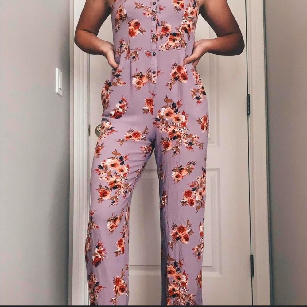 Floral jumpsuit